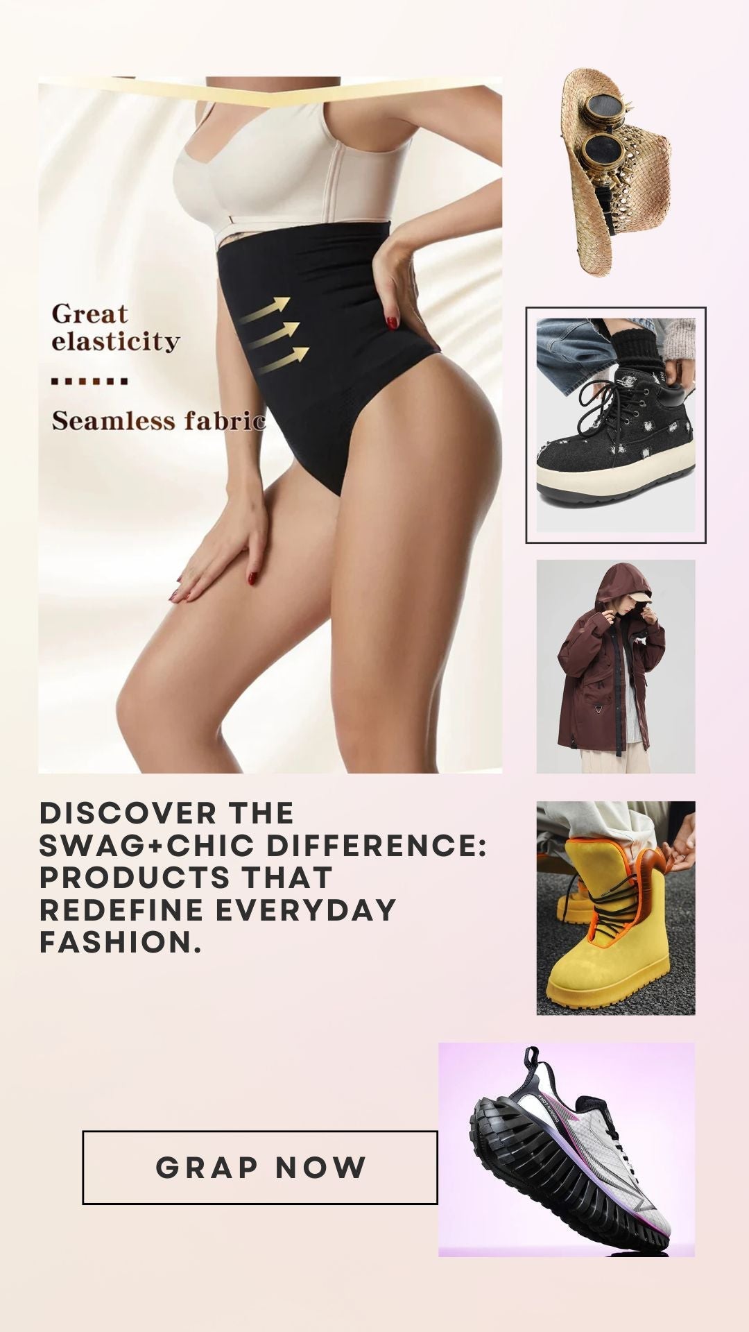 Discover the Swag+Chic Difference: Products That Redefine Everyday Fashion.