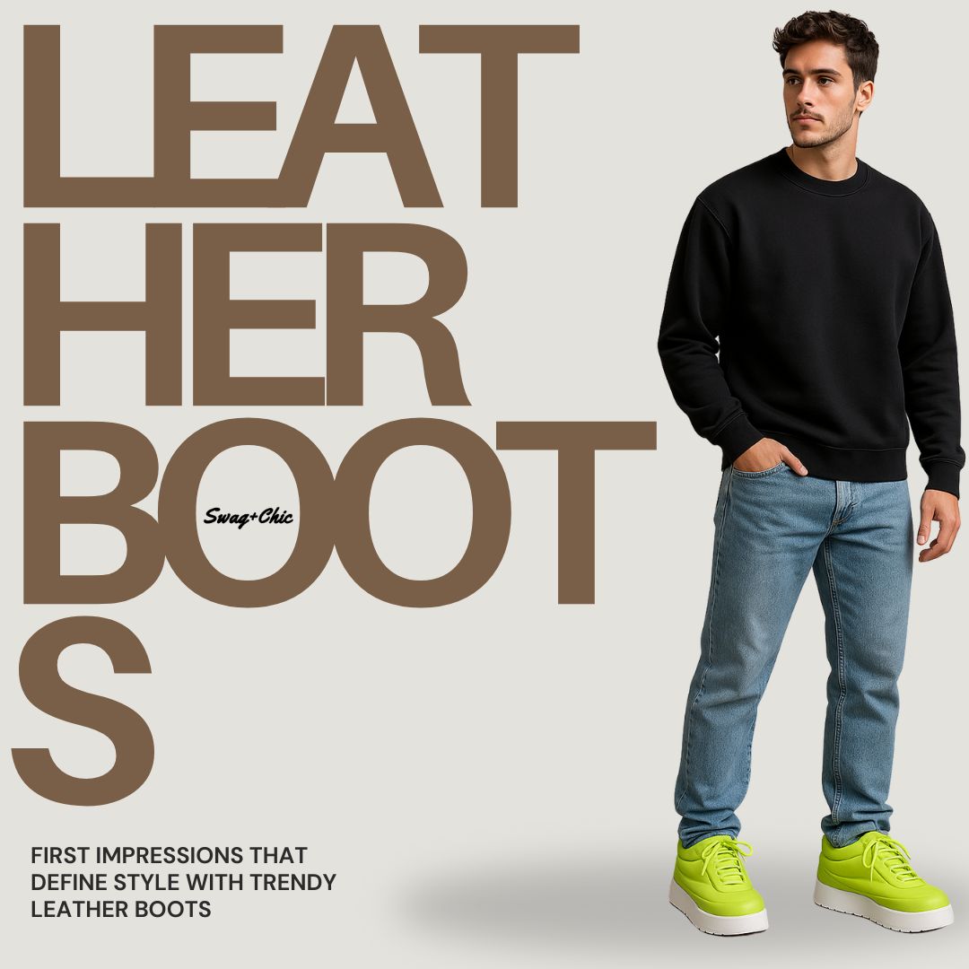 First Impressions That Define Style with Trendy Leather Boots