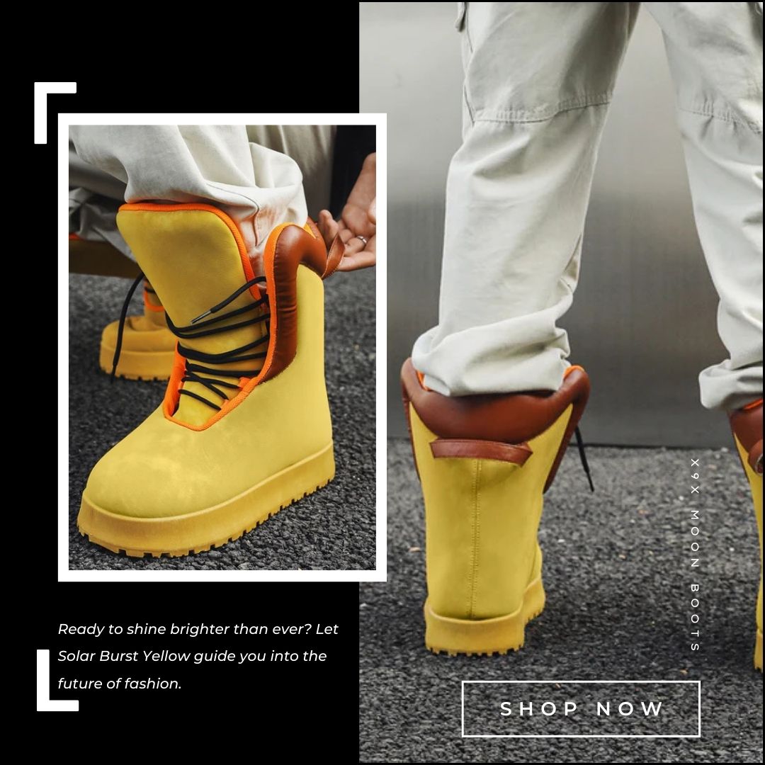 Solar Burst Yellow: The Color That Elevates the 'Nexus Elevate' X9X Moon Boots