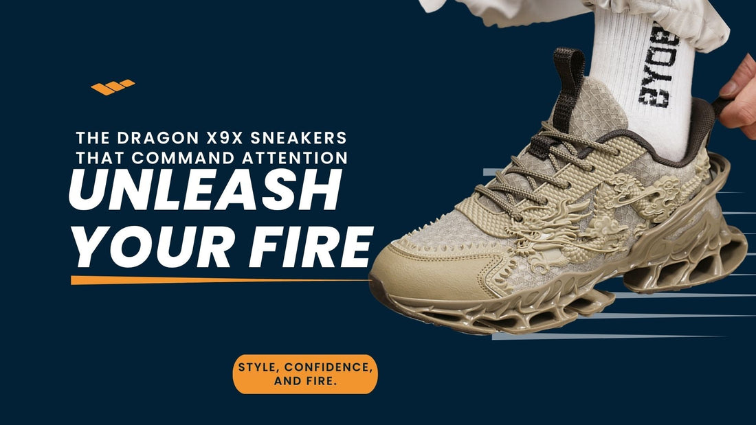Unleash Your Fire: The Dragon X9X Sneakers That Command Attention 🔥🐉
