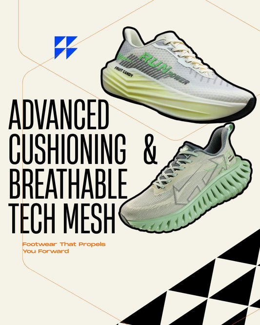 Step Into Comfort: Sneakers with Advanced Cushioning & Breathable Tech Mesh
