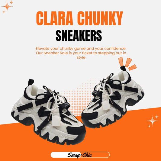 CLARA Chunky Sneakers: Redefining Street Style with Swag+Chic