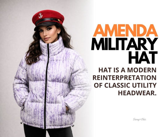 AMENDA Military Hat: Strength, Structure, and Street Ready Style