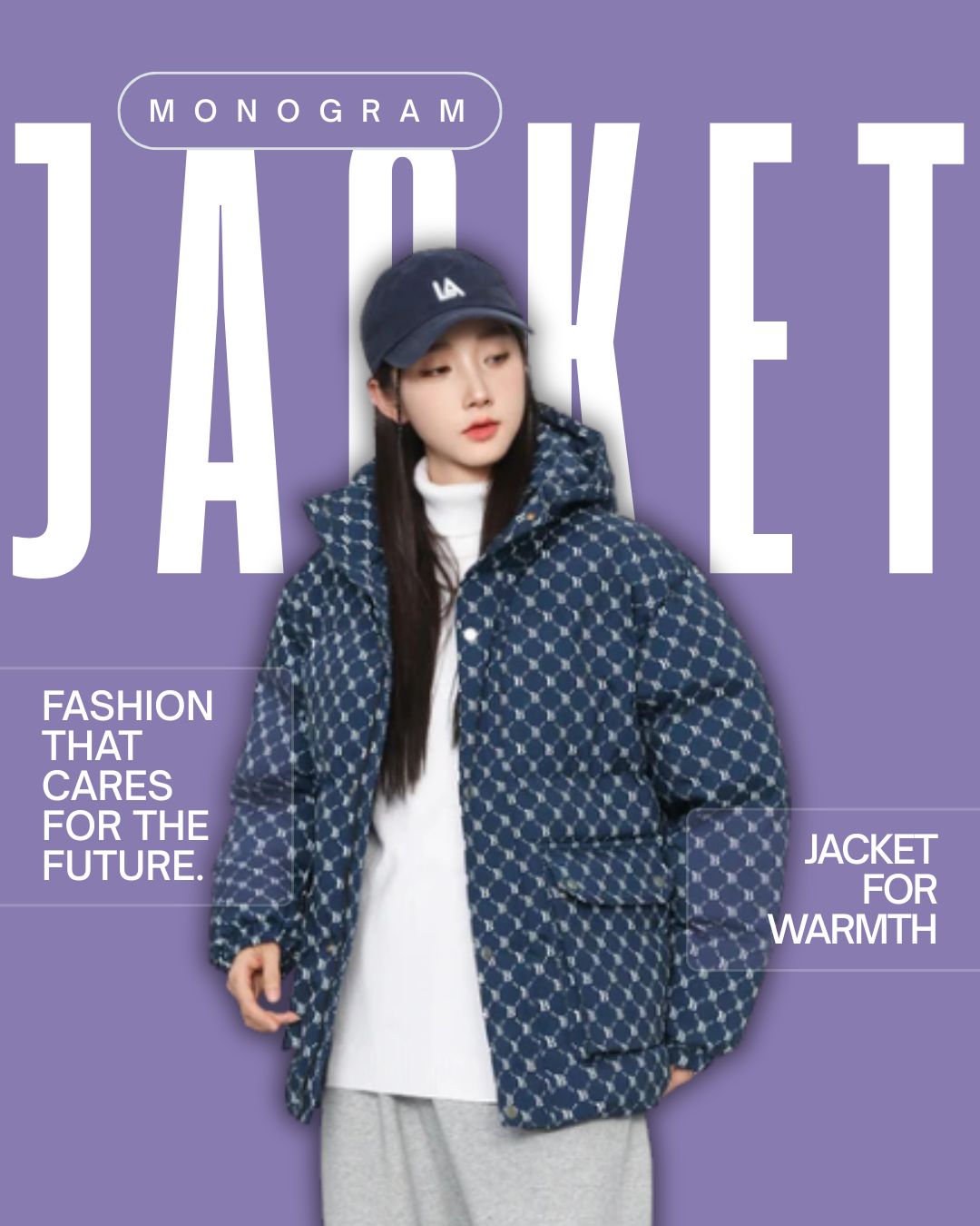 Monogram Down Jacket: Fashion That Cares for the Future