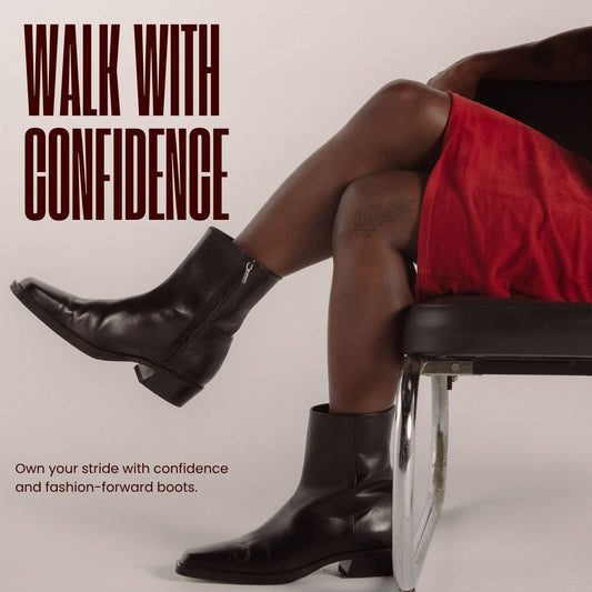 “Walk with Confidence: How to Wear Boots with Elegance and Confidence 👢✨”