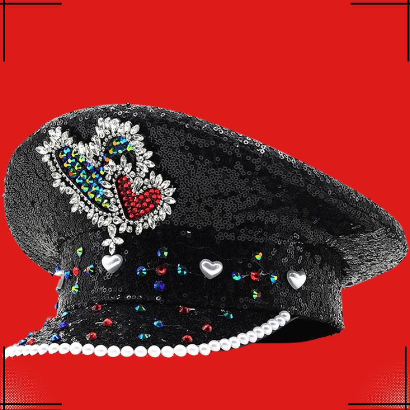MAILE Luxury Rhinestone Party Hat from the Swag+Chic Collections: The Ultimate Statement Accessory