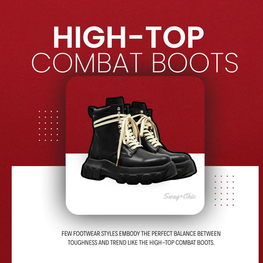 High-Top Combat Boots: Where Rugged Strength Meets Urban Chic 🖤👢