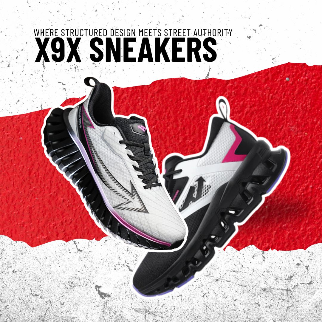 X9X Sneakers: Where Structured Design Meets Street Authority
