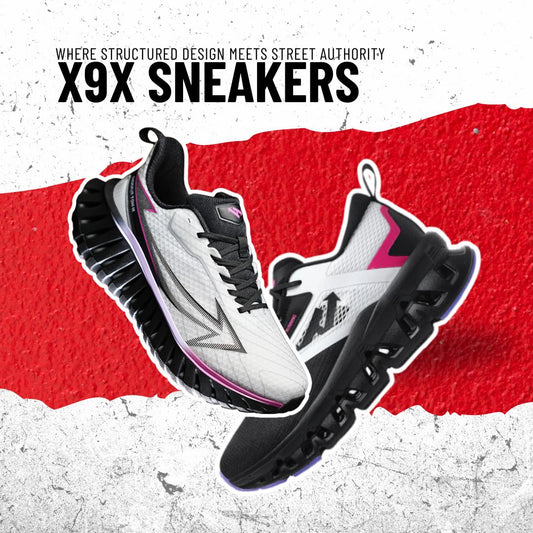 X9X Sneakers: Where Structured Design Meets Street Authority