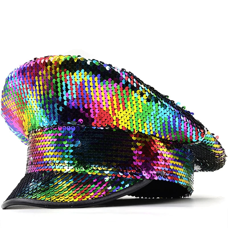 Sparkle and Shine: The KATARZYNA Luxury Sequin Party Hat from Swag+Chic