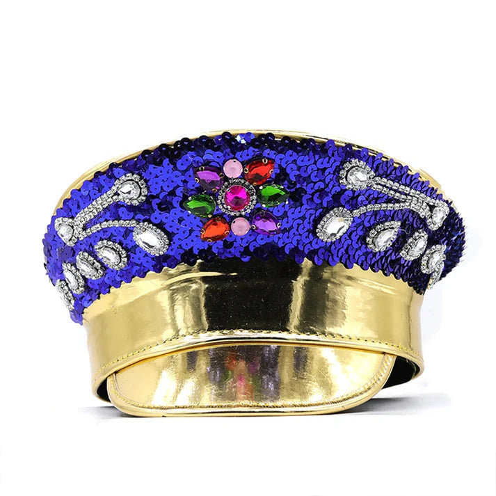 Shine Bright with the CATALINA Luxury Rhinestone Party Hat from SwagChic