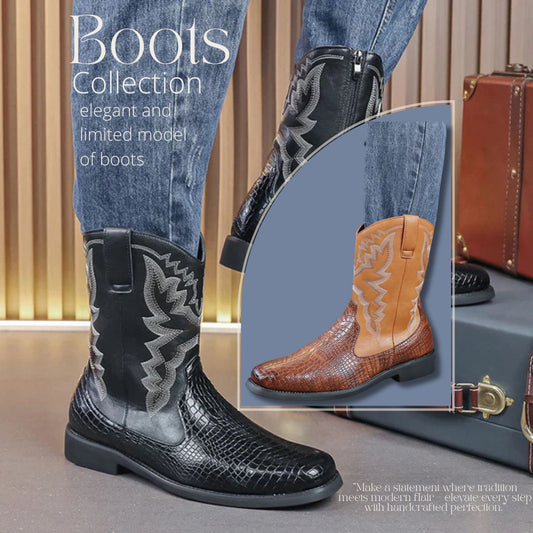 Ride Hard, Stand Tall: The Rugged Allure of Embossed Western Boots