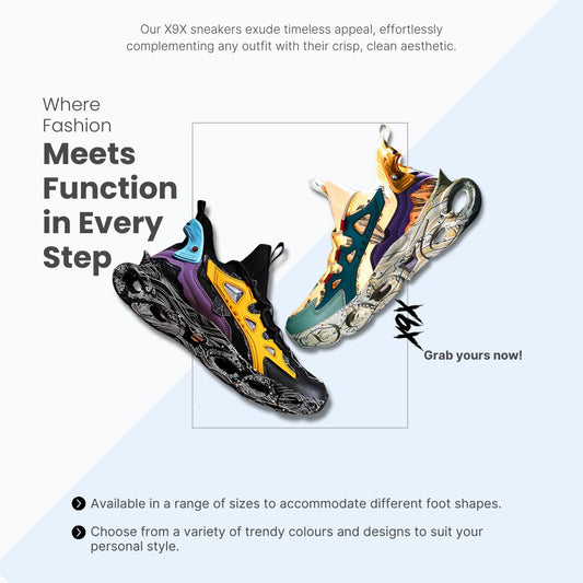 Step into Excellence with the 'Enduro Stride' X9X Sneakers