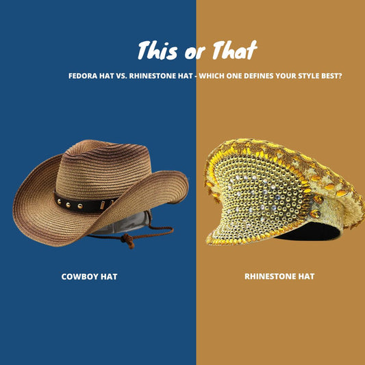 Fedora Hat vs. Rhinestone Hat - Which One Defines Your Style Best?