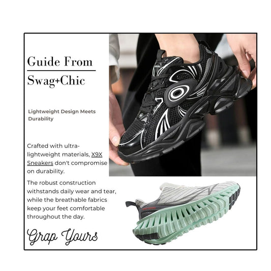 Gravity Grip: Conquer Every Terrain with X9X Sneakers - Ultimate Guide From Swag+Chic