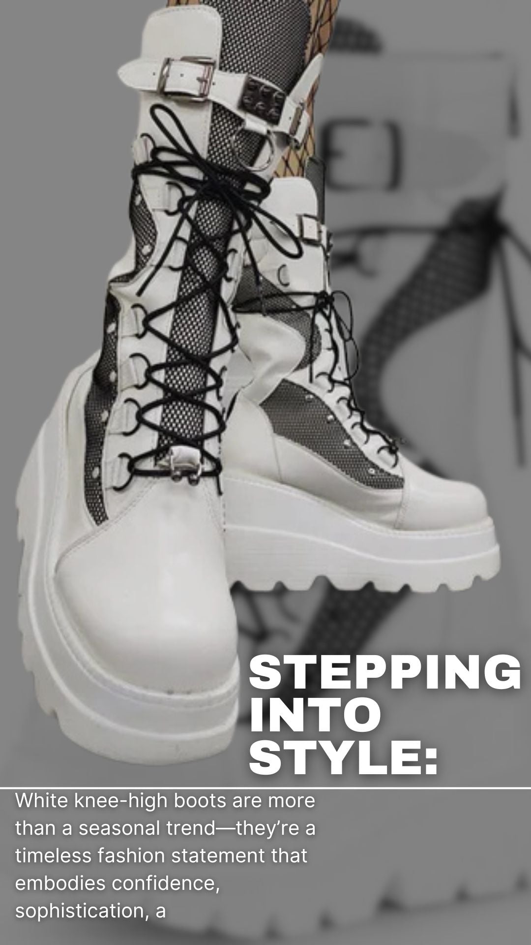 Stepping Into Style: The Timeless Allure of White Knee-High Boots 🤍👢
