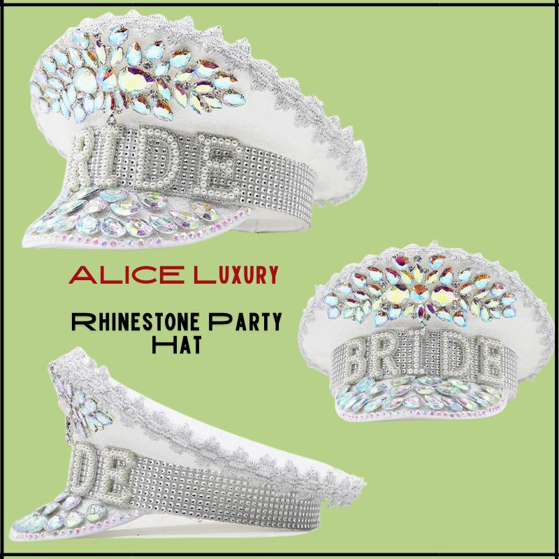 ✨ Own the Night: The Alice Luxury Rhinestone Party Hat Has Arrived
