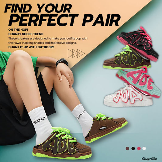 DEZARAL Chunky Sneakers: Bold Style, Unmatched Comfort