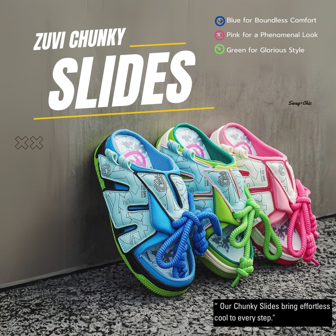ZUVI Chunky Slides: Effortless Comfort Meets Bold Style