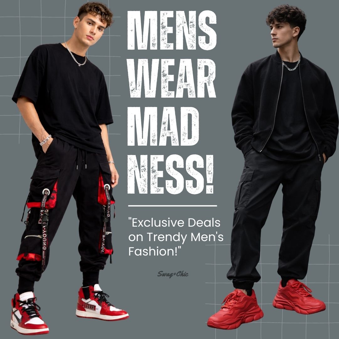 Menswear Madness: Exclusive Deals on Trendy Men’s Fashion!