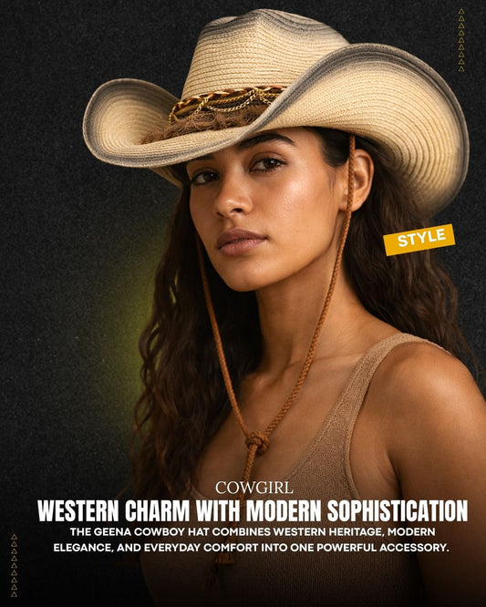 GEENA Cowboy Hat: A Bold Expression of Western Elegance