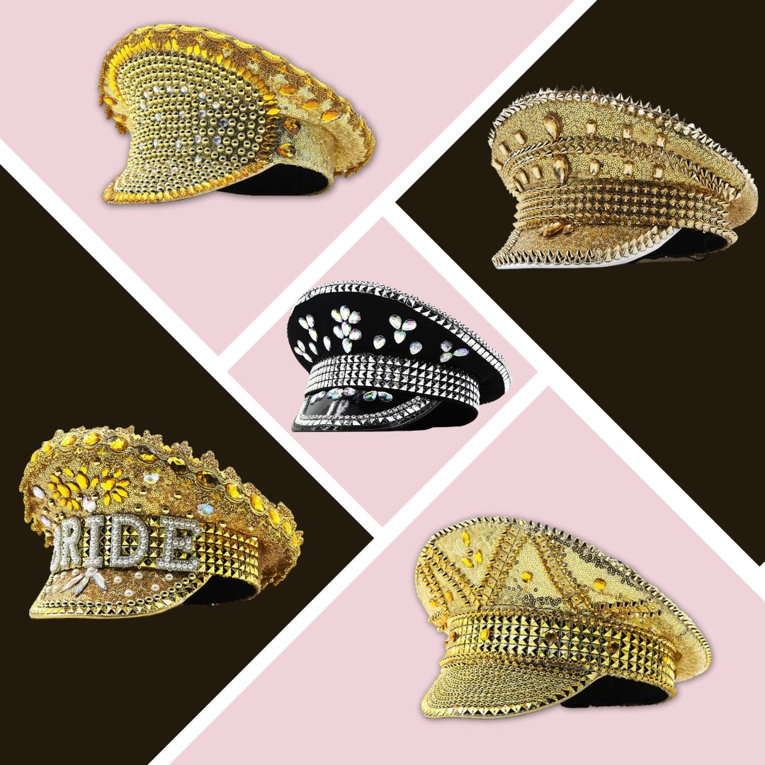 "Dazzle at Your Next Event with Rhinestone Party Hats from Swag+Chic"