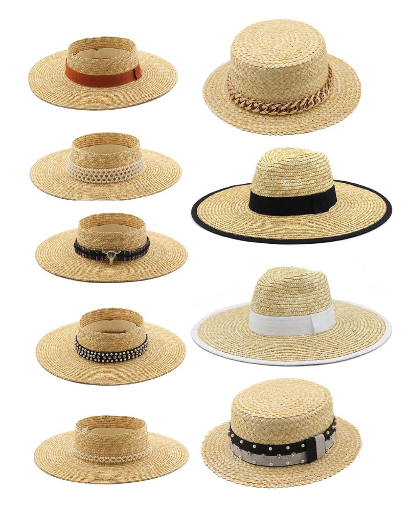 Chasing Sunsets: Embracing Panama Hats with the straw material from Swag+Chic's Collection