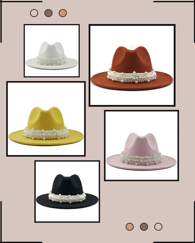Unveil Your Inner Elegance with the YAEL Pearl Hat from  Swag+Chic Hat Collections