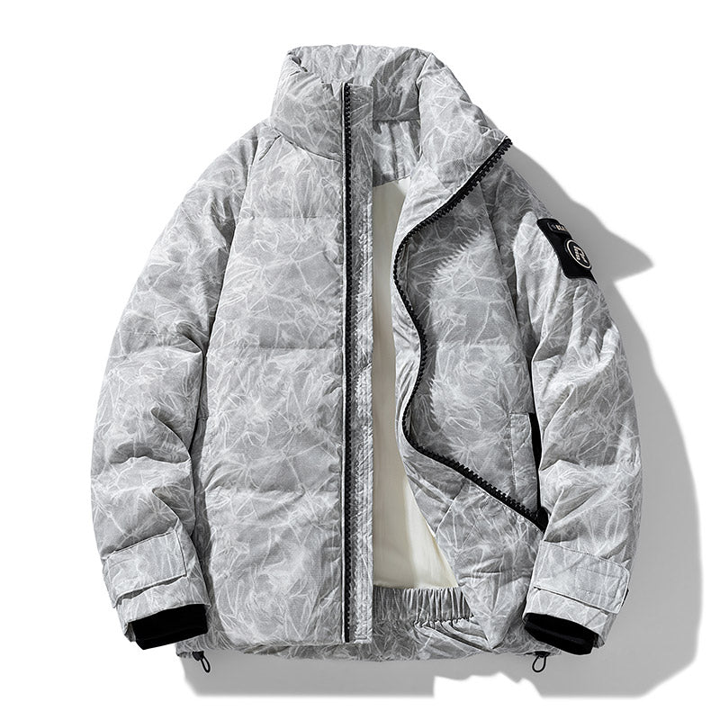 MLB Z723 Puffer Jacket in Frost Silver