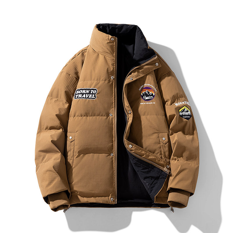MLB Z722 Puffer Jacket in Desert Tan/Black