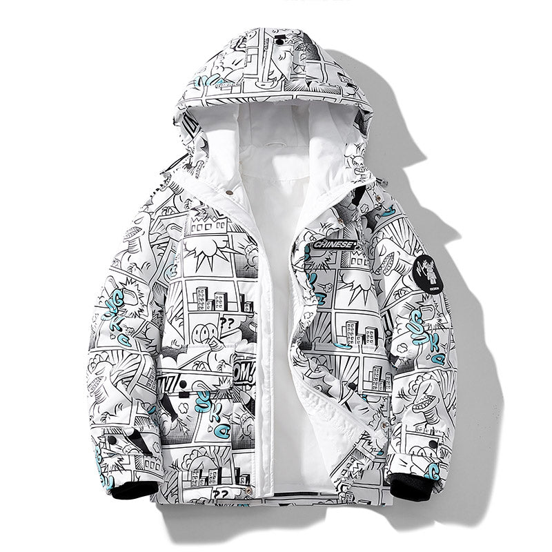 MLB Z720 Puffer Jacket in Arctic White/Black