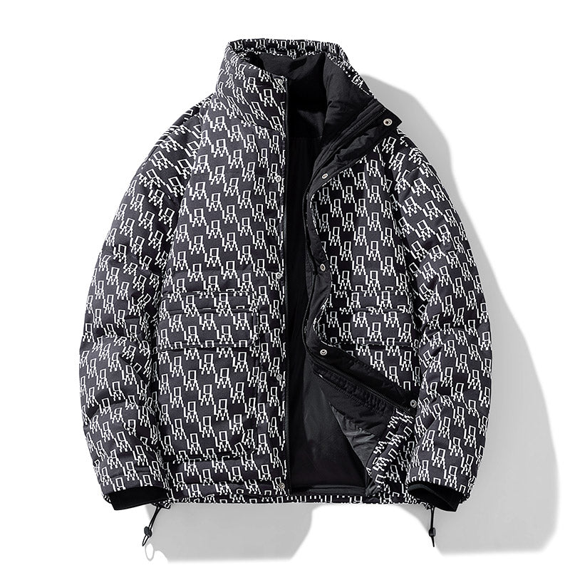 MLB Z724 Puffer Jacket in Onyx Black