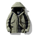 MLB Z727 Puffer Jacket in Olive Green/Black