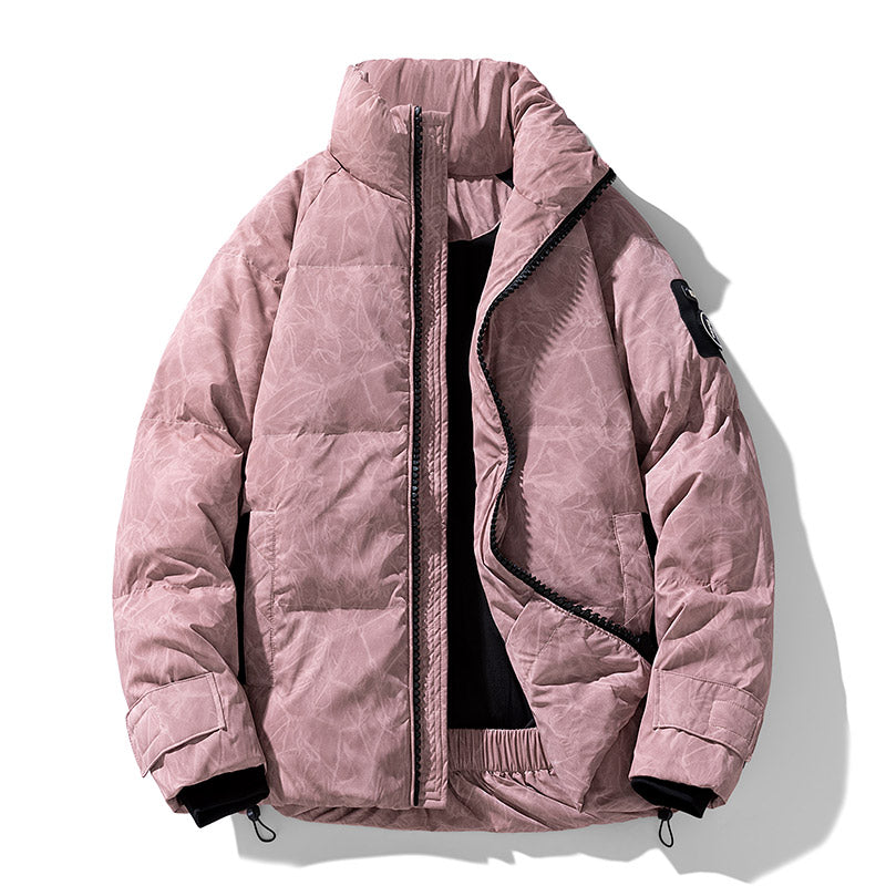 MLB Z723 Puffer Jacket in Dusty Rose