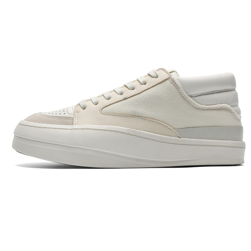 'Arctic Blaze' X9X Sneakers in White/Beige