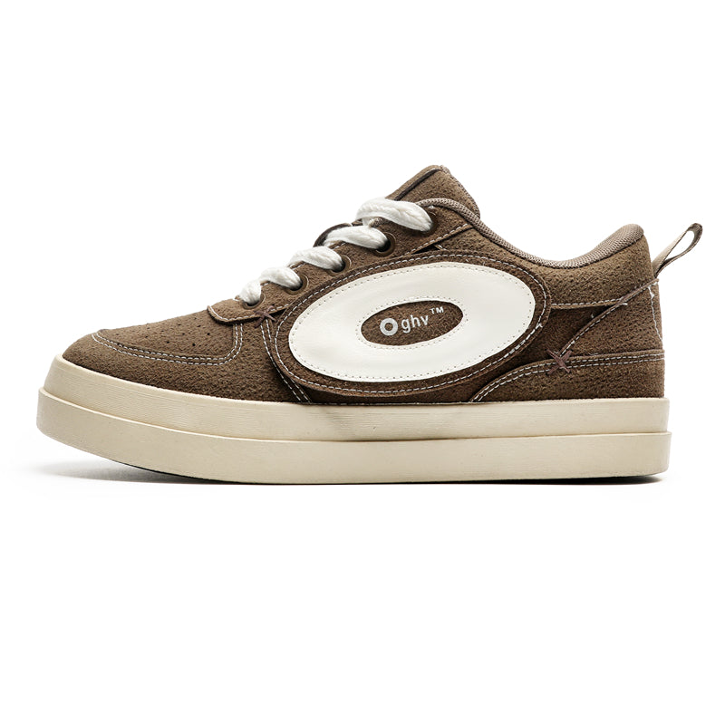 'Horizon Flow' X9X Sneakers in Brown/White/Beige