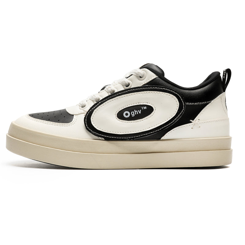 'Horizon Flow' X9X Sneakers in Black/White/Beige