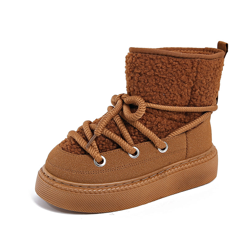 EOS Sherpa-Lined Alpine Boots in Cinnamon Spice