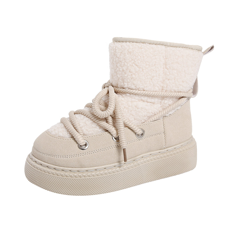 EOS Sherpa-Lined Alpine Boots in Snow Drift