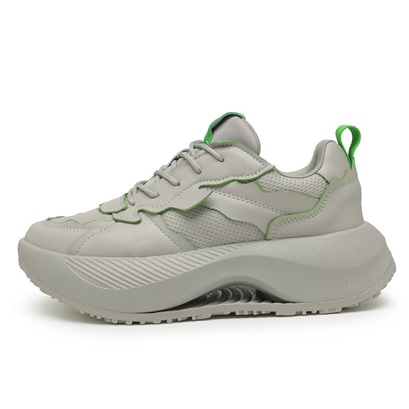 'Nebula Blaze' X9X Sneakers in Gray/Green