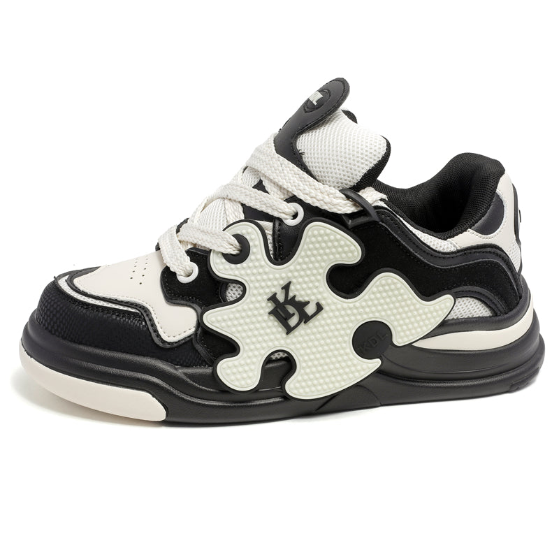 KEILY Chunky Sneakers in Black/White