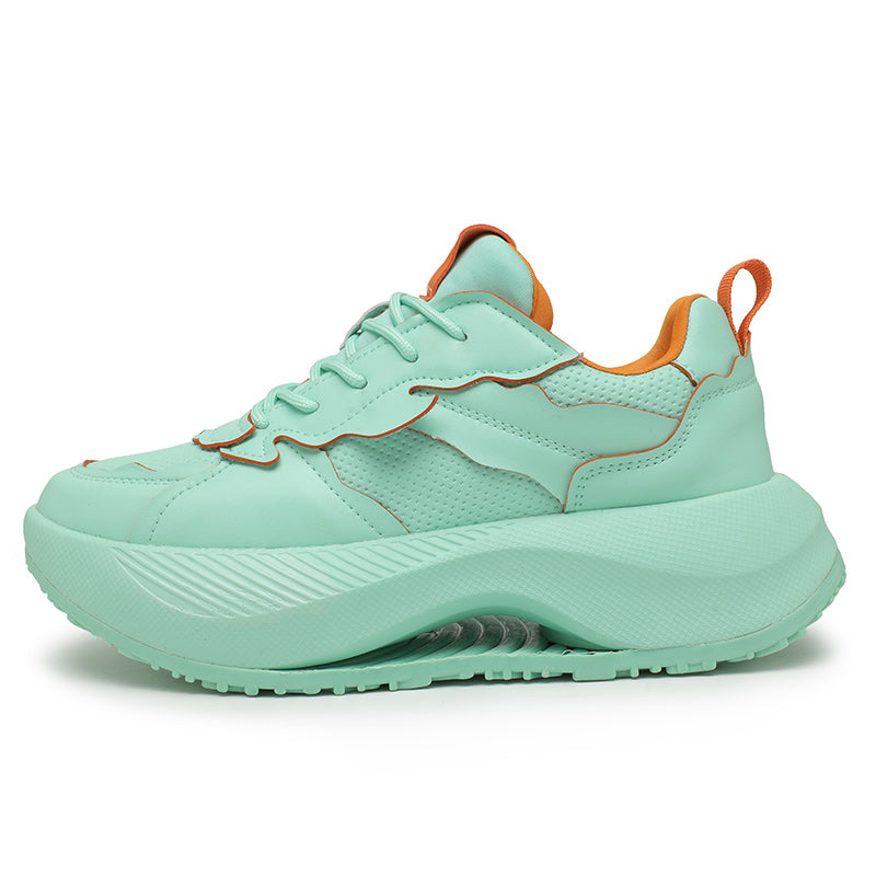 'Nebula Blaze' X9X Sneakers in Mint Green