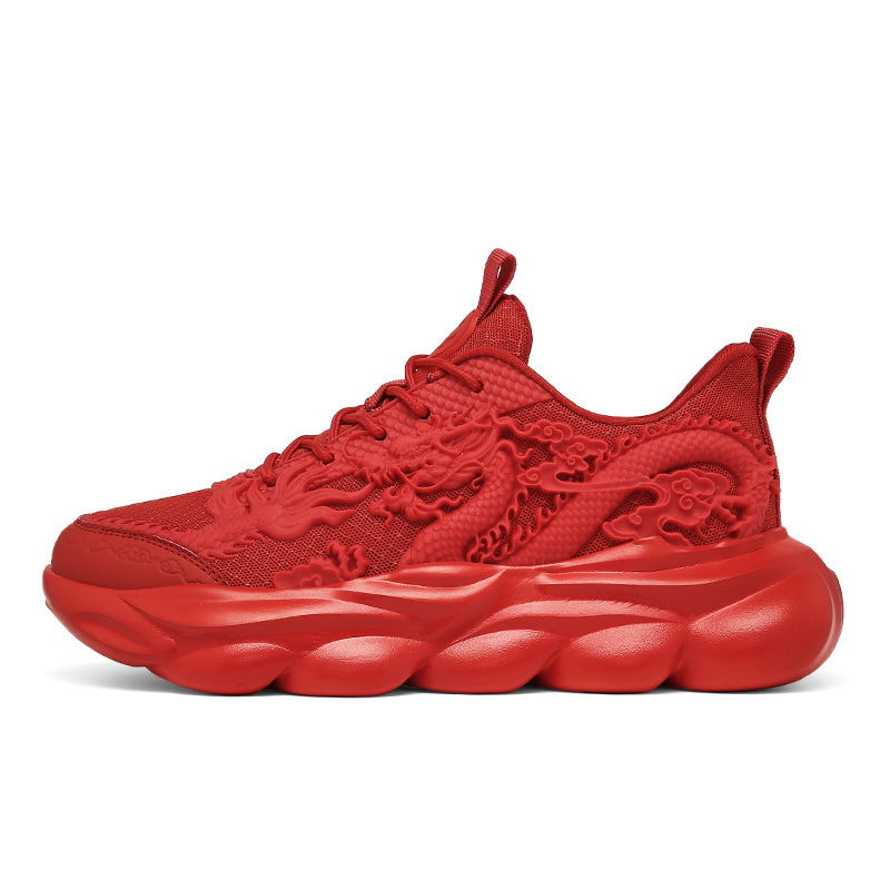 ‘Dragon Leap’ X9X Sneakers in Fiery Red