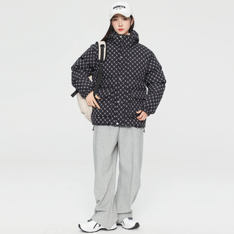 MLB LX05 Monogram Down Jacket - Prestige Black