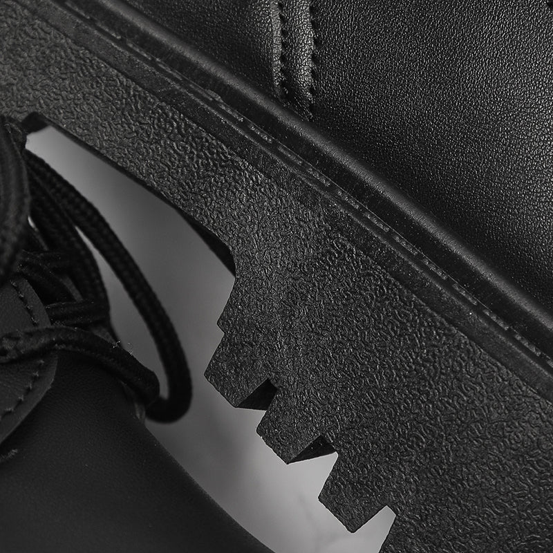 MLB LTHR-18 Metal-Plated Combat Boots