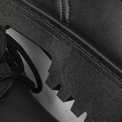 MLB LTHR-18 Metal-Plated Combat Boots