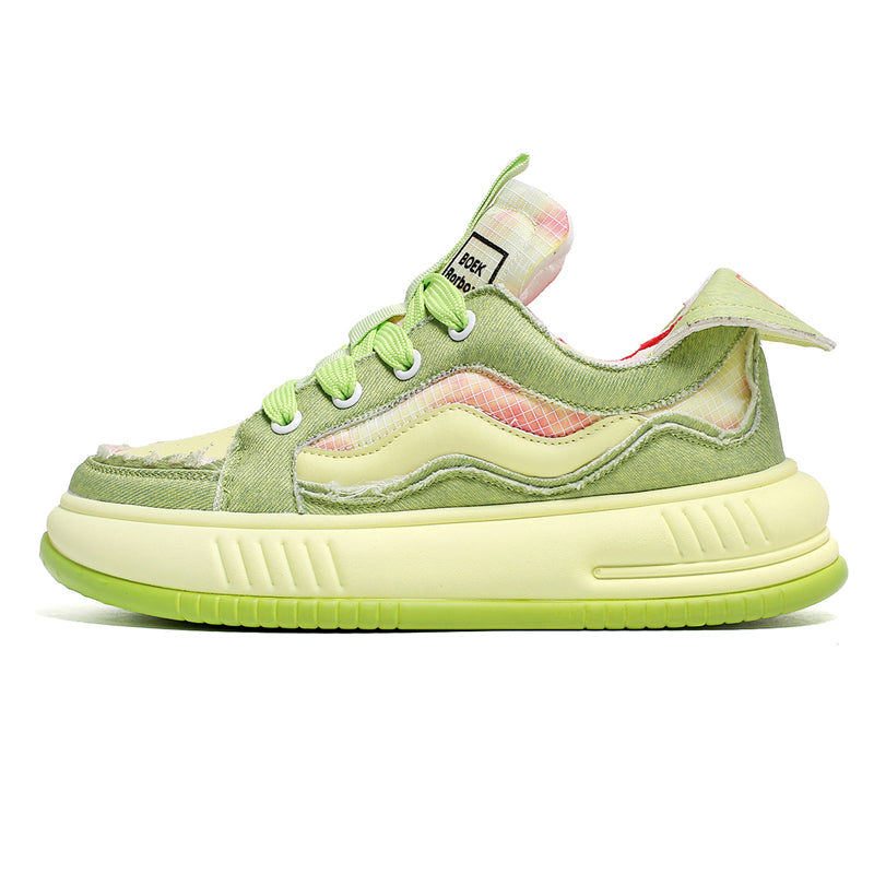 LUCIE Chunky Sneakers in Green