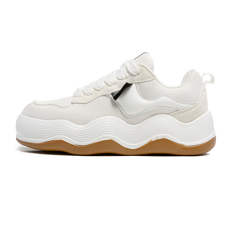 'Aurora Thrust' X9X Sneakers in White/Tan/Beige