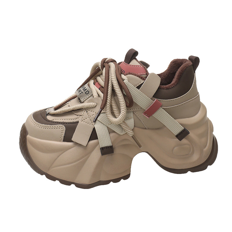 ELRIA Chunky Sneakers in Beige