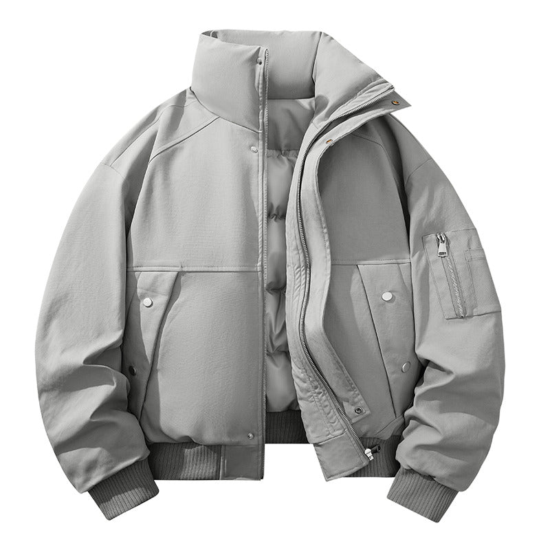 MLB Z709 Puffer Jacket in Slate Gray
